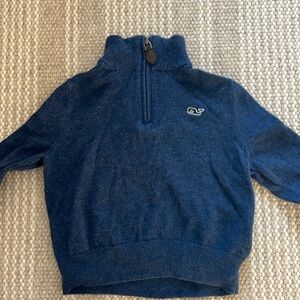 Vineyard vines zip cotton sweater.